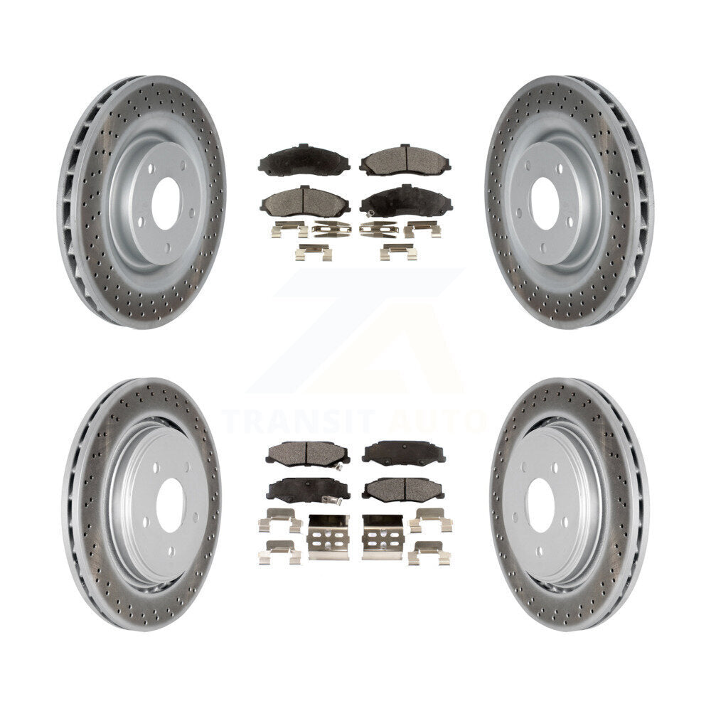 Transit Auto KGF-100595 Disc Brake Kit for 2005-2013 Chevrolet Corvette, Cadillac XLR - Front and Rear