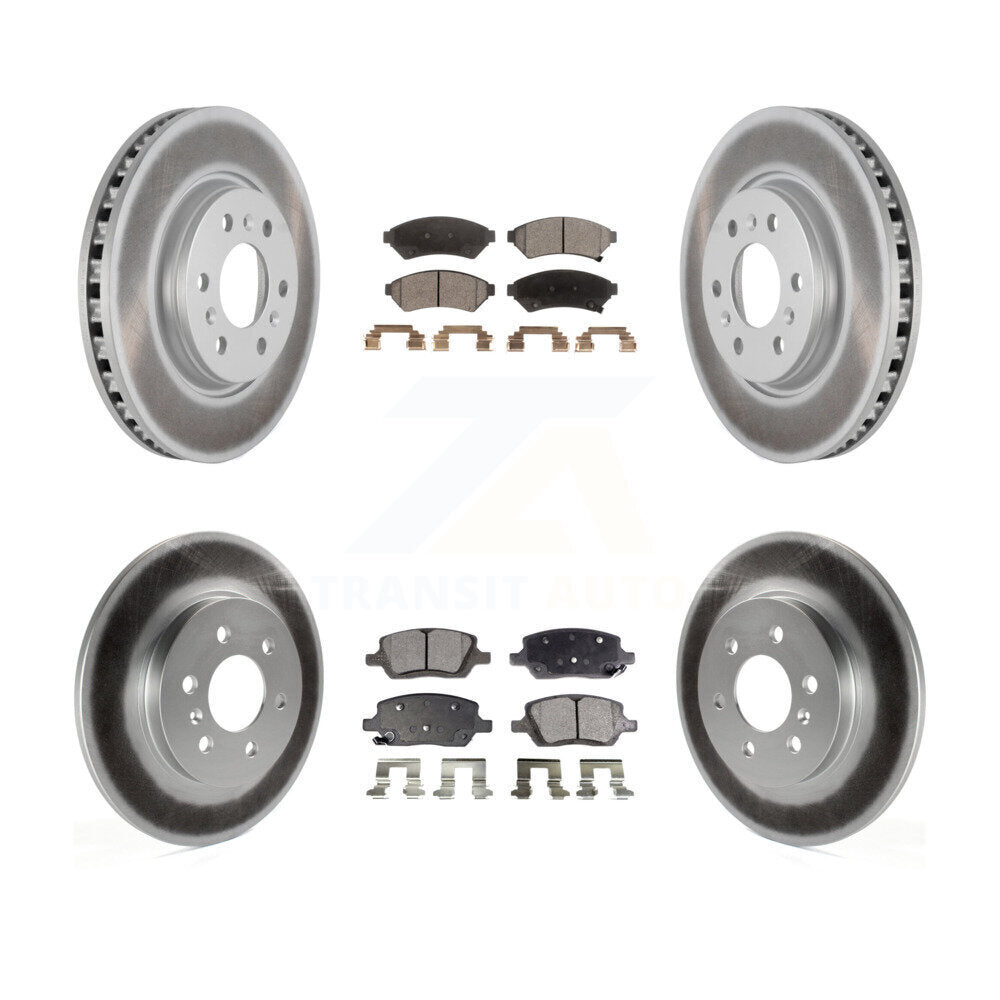 Transit Auto KGF-100597 Disc Brake Kit for 2006-2009 Buick Terraza, Chevrolet Uplander and More - Front and Rear