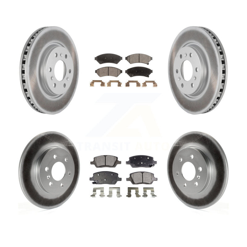 Transit Auto KGF-100597 Disc Brake Kit for 2006-2009 Buick Terraza, Chevrolet Uplander and More - Front and Rear