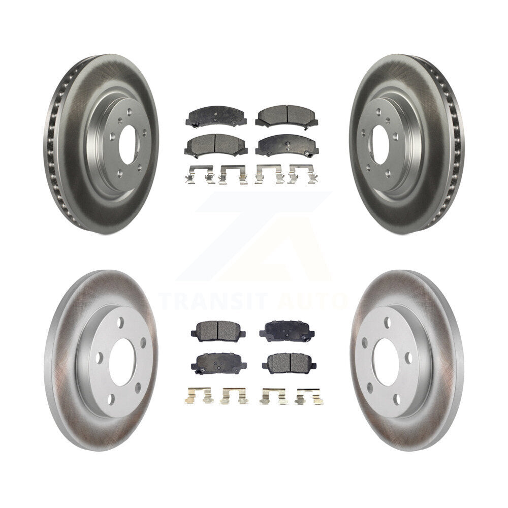 Transit Auto KGF-100598 Disc Brake Kit for 2012-2016 Chevrolet Impala Limited, Chevrolet Impala - Front and Rear