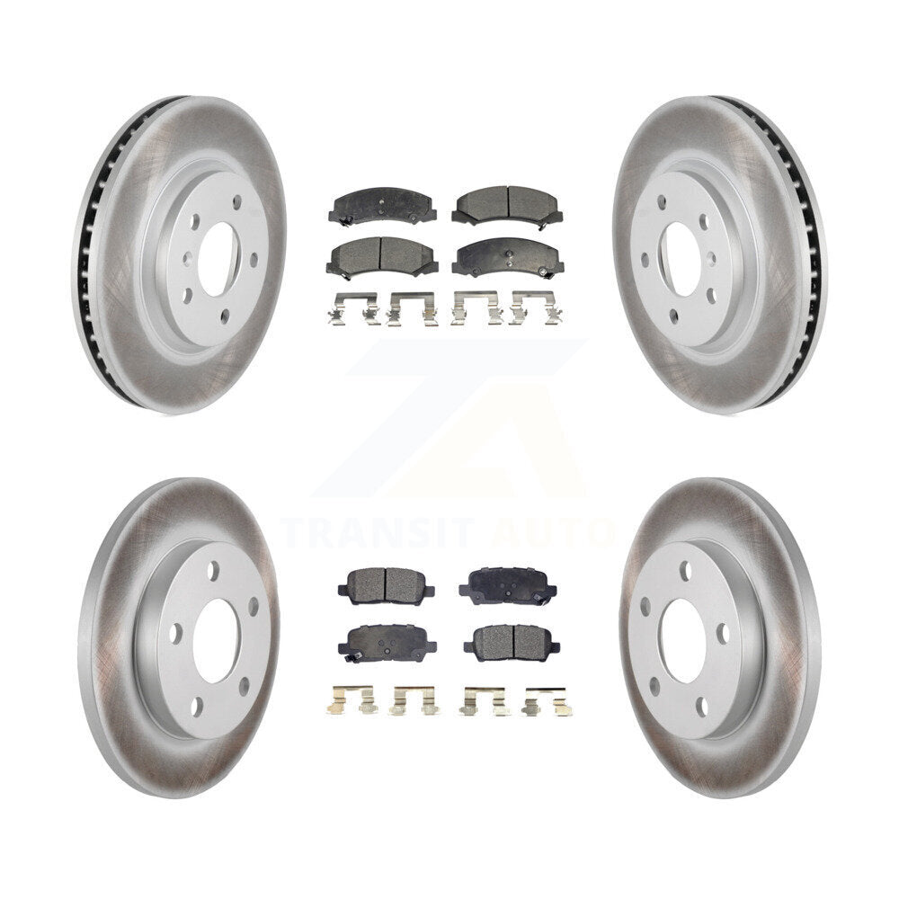 Transit Auto KGF-100600 Disc Brake Kit for 2010-2016 Chevrolet Impala Limited, Chevrolet Impala - Front and Rear