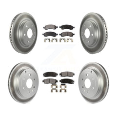 Transit Auto KGF-100604 Disc Brake Kit for 2007-2017 GMC Acadia Limited, Chevrolet Traverse and More - Front and Rear