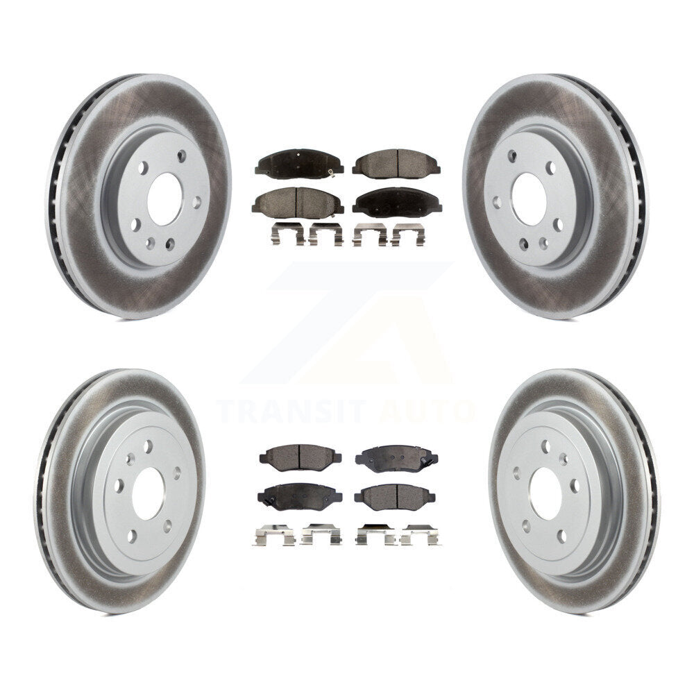 Transit Auto KGF-100607 Disc Brake Kit for 2008-2014 Cadillac CTS - Front and Rear