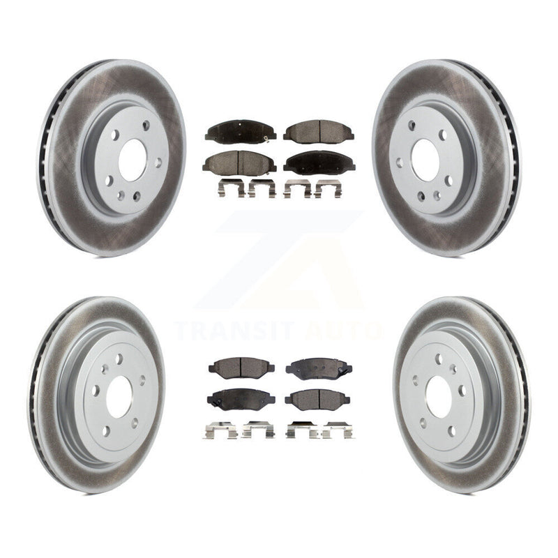 Transit Auto KGF-100607 Disc Brake Kit for 2008-2014 Cadillac CTS - Front and Rear