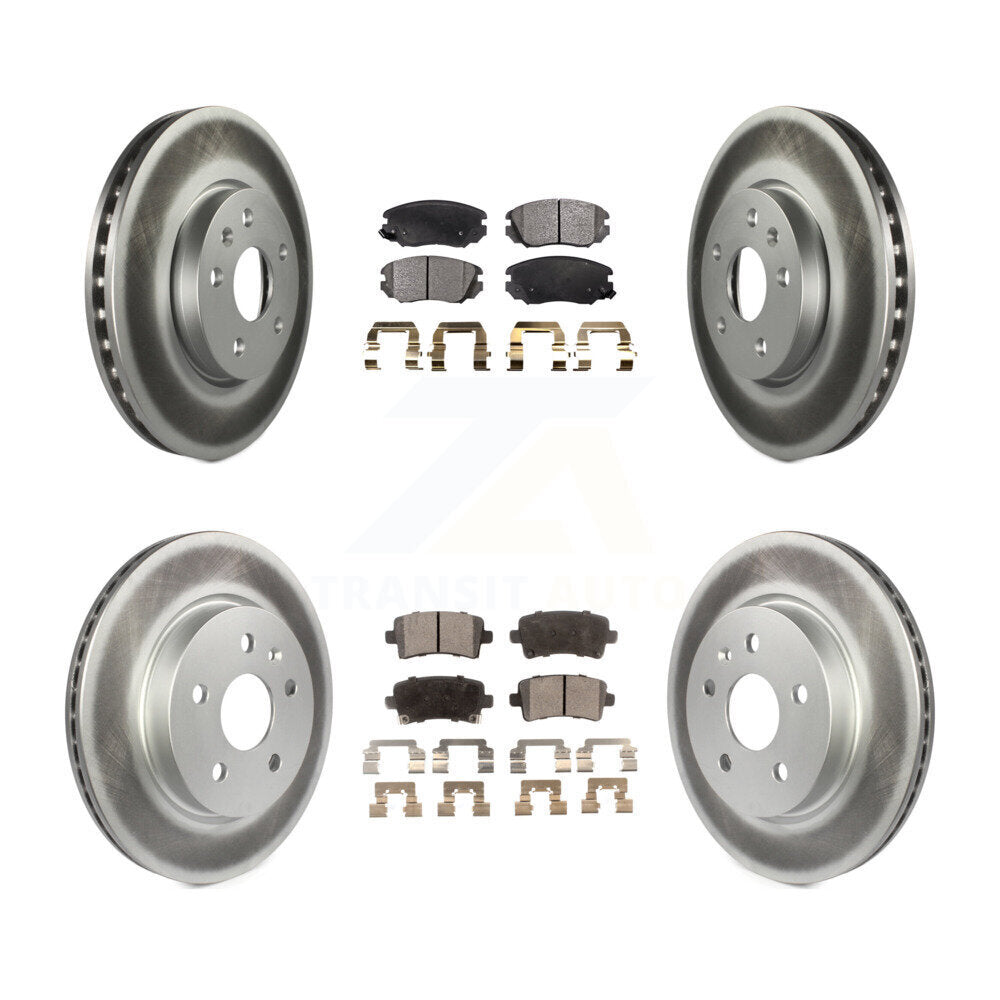 Transit Auto KGF-100612 Disc Brake Kit for 2010-2020 Chevrolet Malibu Limited, Chevrolet Impala and More - Front and Rear