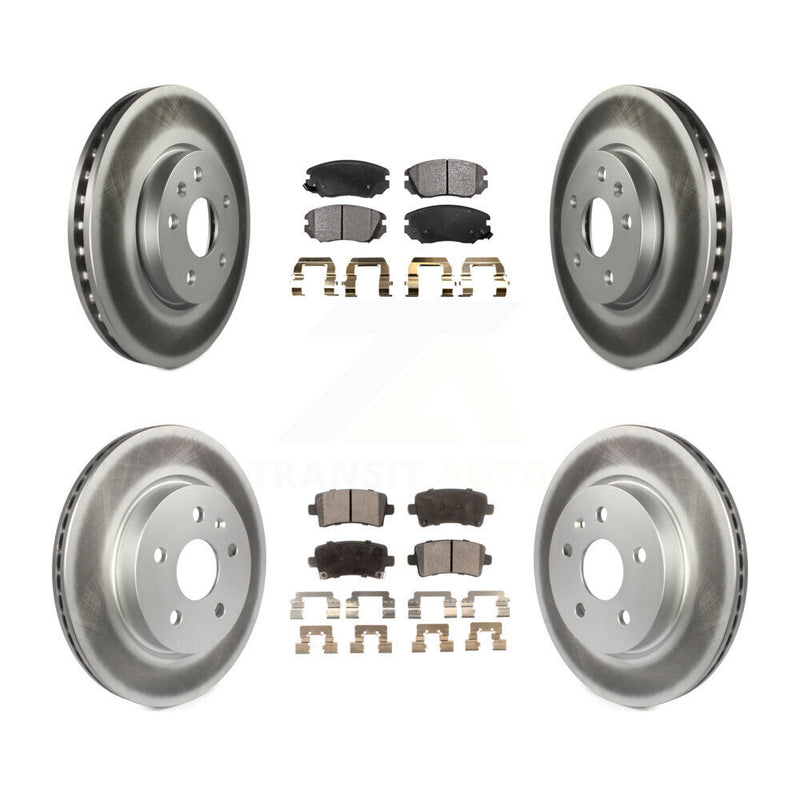 Transit Auto KGF-100612 Disc Brake Kit for 2010-2020 Chevrolet Malibu Limited, Chevrolet Impala and More - Front and Rear