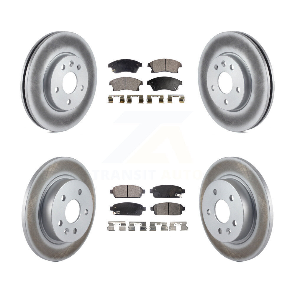 Transit Auto KGF-100614 Disc Brake Kit for 2011-2017 Chevrolet Cruze Limited, Chevrolet Sonic, Chevrolet Cruze - Front and Rear