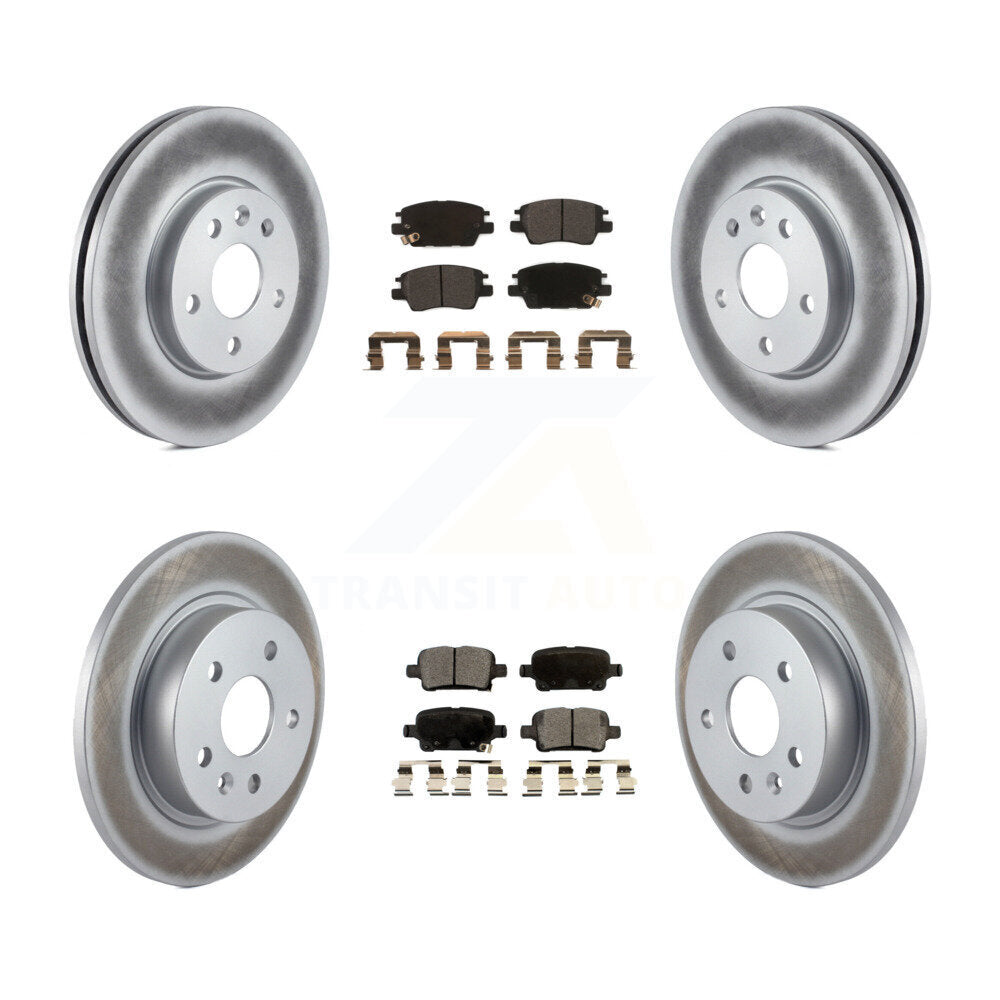 Transit Auto KGF-100616 Disc Brake Kit for 2016 Chevrolet Cruze - Front and Rear