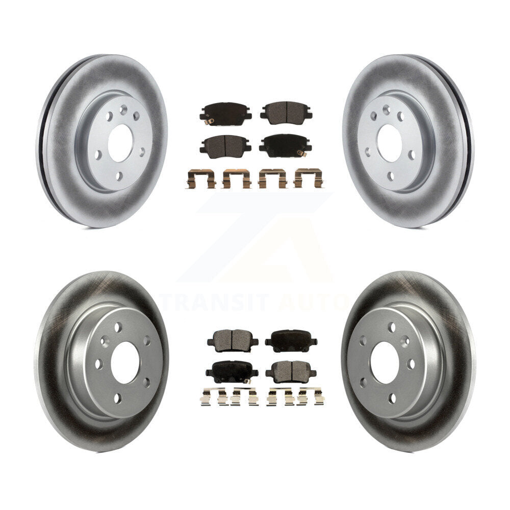 Transit Auto KGF-100617 Disc Brake Kit for 2016-2023 Chevrolet Bolt EUV, Chevrolet Bolt EV and More - Front and Rear
