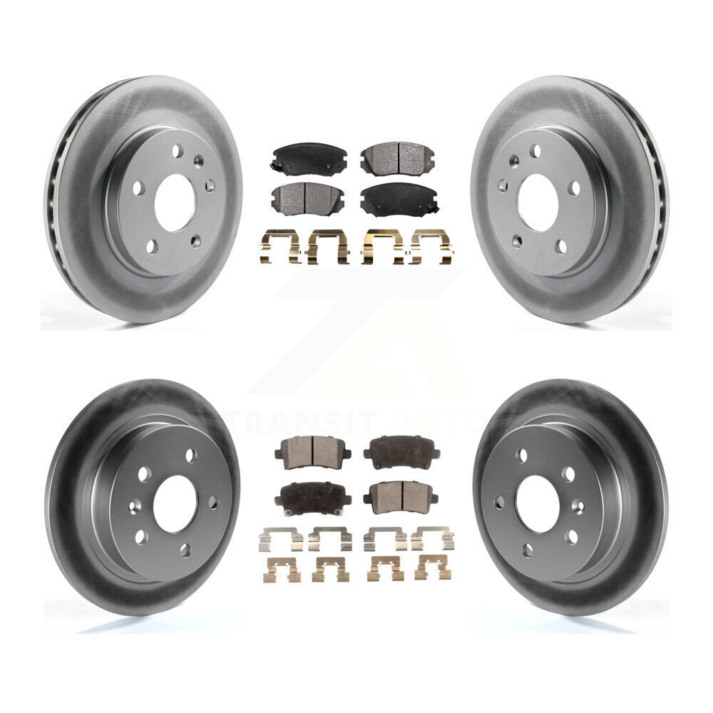 Transit Auto KGF-100618 Disc Brake Kit for 2013-2016 Chevrolet Malibu Limited, Chevrolet Malibu - Front and Rear