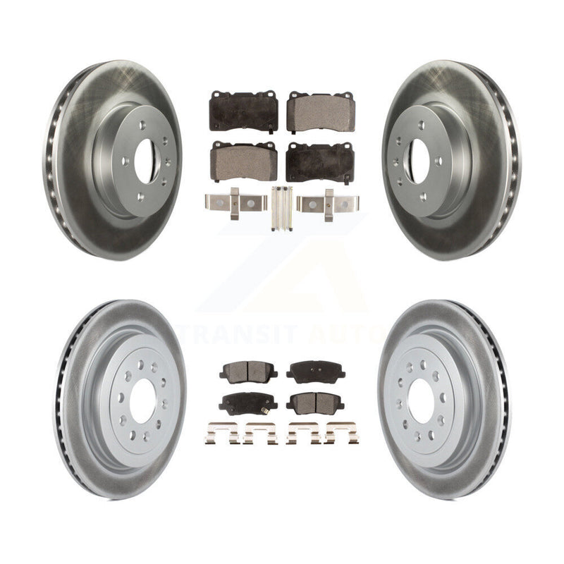 Transit Auto KGF-100625 Disc Brake Kit for 2013-2015 Cadillac ATS - Front and Rear