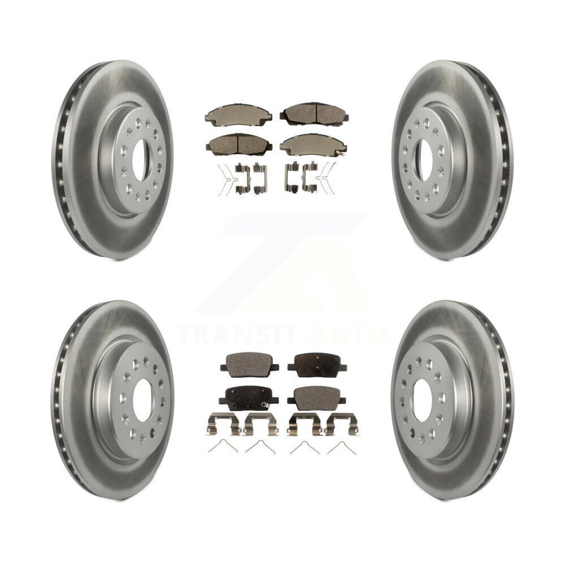 Transit Auto KGF-100626 Disc Brake Kit for 2017-2020 Chevrolet Traverse, Chevrolet Blazer and More - Front and Rear
