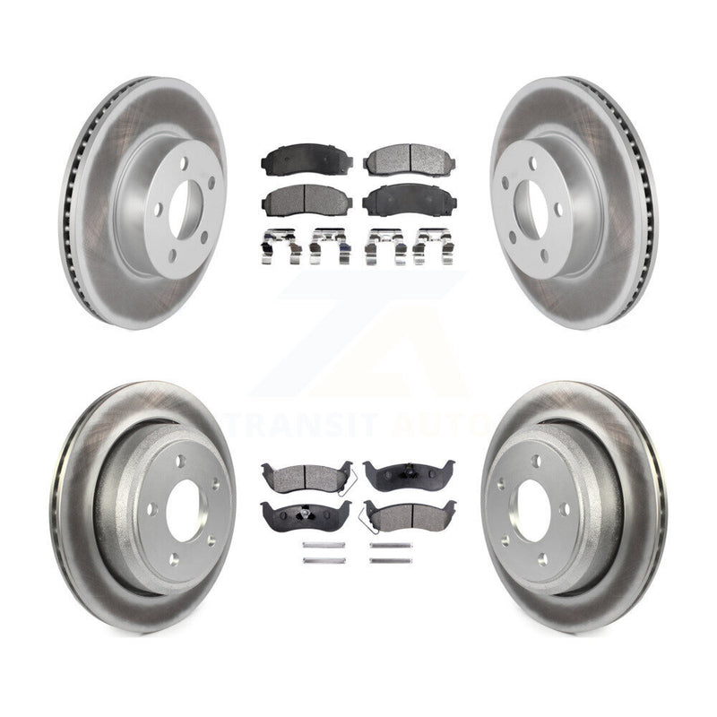 Transit Auto KGF-100634 Disc Brake Kit for 2010-2011 Ford Ranger, Mazda B4000 - Front and Rear