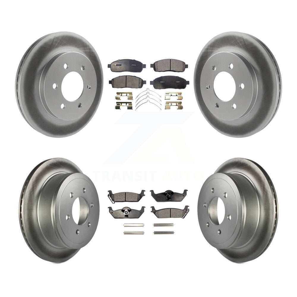 Transit Auto KGF-100638 Disc Brake Kit for 2004-2008 Lincoln Mark LT, Ford F-150 - Front and Rear