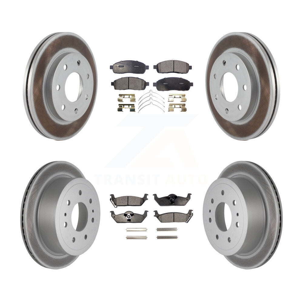 Transit Auto KGF-100639 Disc Brake Kit for 2004-2008 Lincoln Mark LT, Ford F-150 - Front and Rear