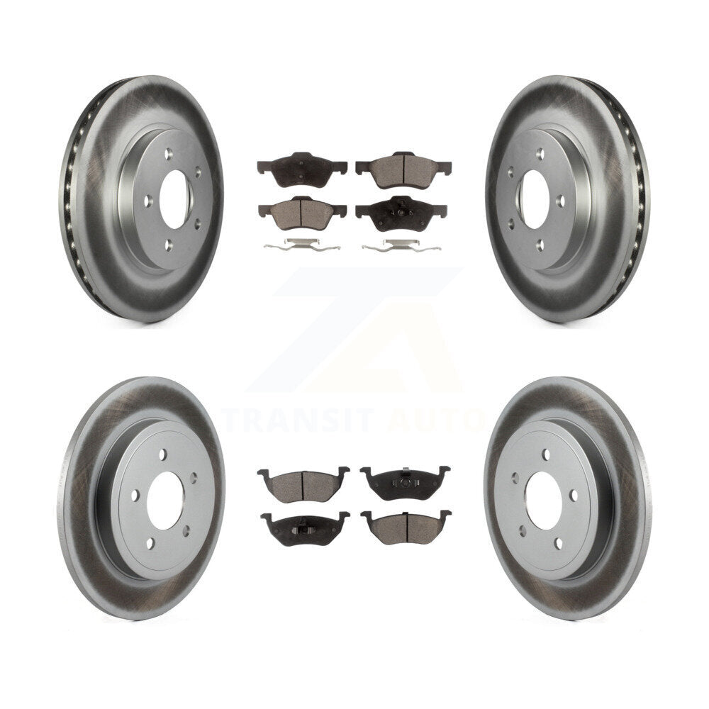 Transit Auto KGF-100642 Disc Brake Kit for 2010-2011 Mercury Mariner, Ford Escape - Front and Rear