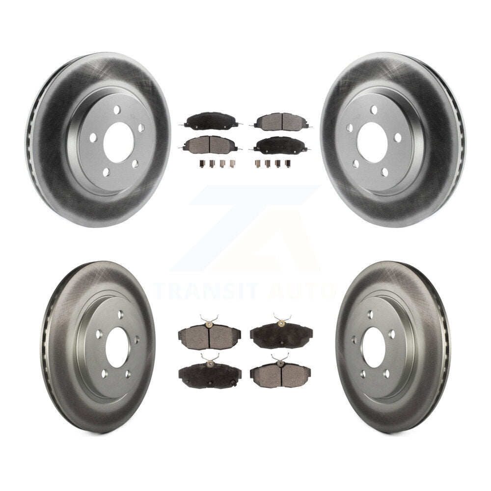 Transit Auto KGF-100653 Disc Brake Kit for 2011-2014 Ford Mustang - Front and Rear