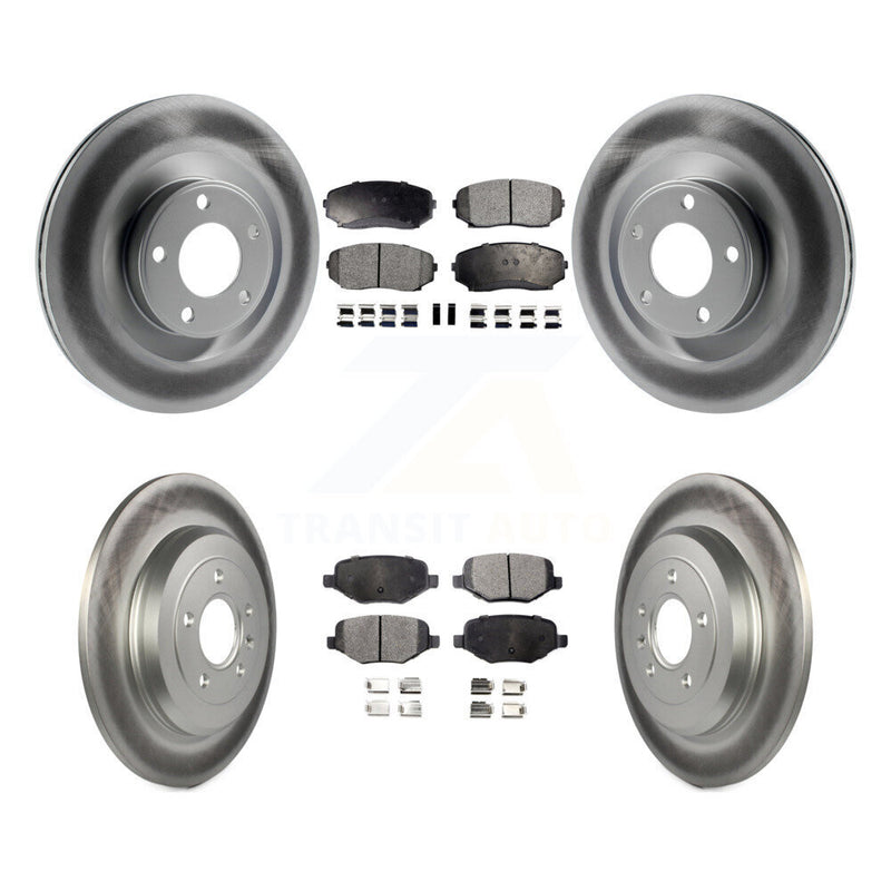 Transit Auto KGF-100663 Disc Brake Kit for 2011-2015 Ford Edge, Lincoln MKX - Front and Rear