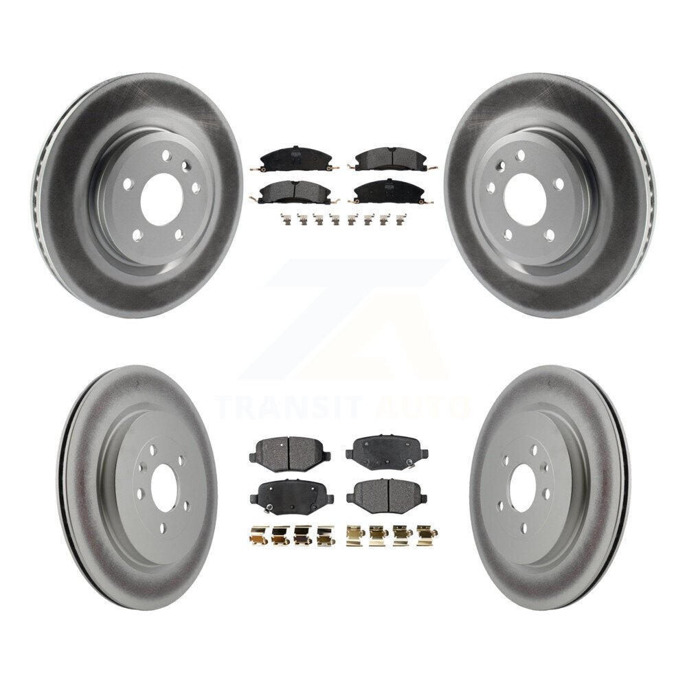 Transit Auto KGF-100672 Disc Brake Kit for 2013 Ford Explorer - Front and Rear