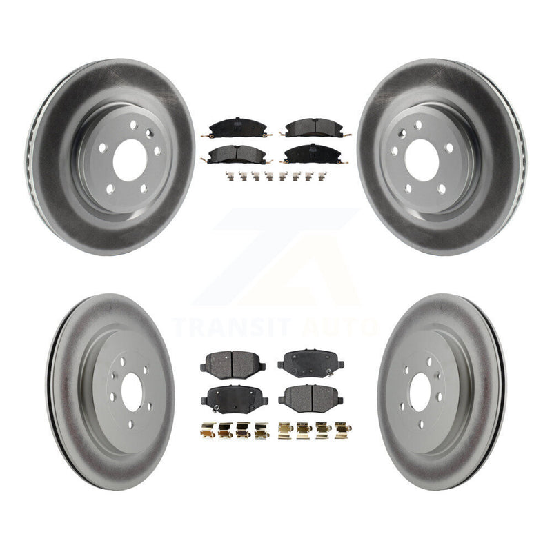 Transit Auto KGF-100672 Disc Brake Kit for 2013 Ford Explorer - Front and Rear