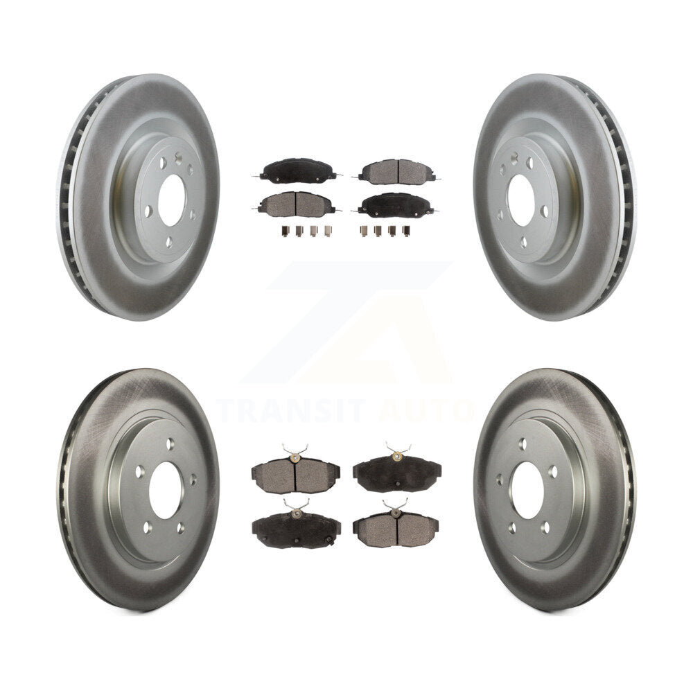Transit Auto KGF-100675 Disc Brake Kit for 2011-2014 Ford Mustang - Front and Rear