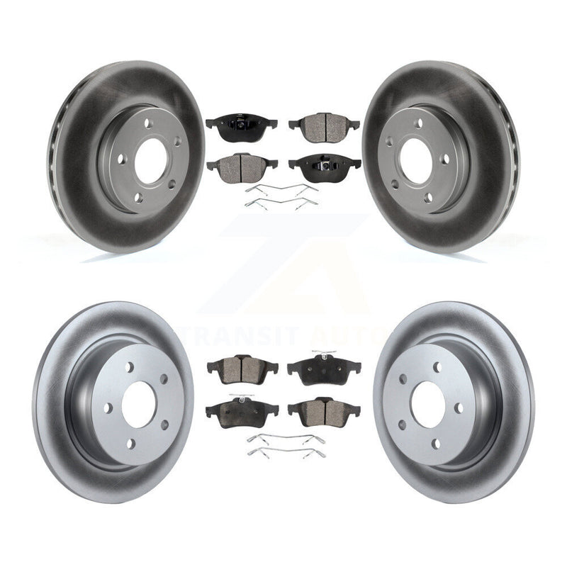 Transit Auto KGF-100677 Disc Brake Kit for 2013-2018 Ford C-Max - Front and Rear