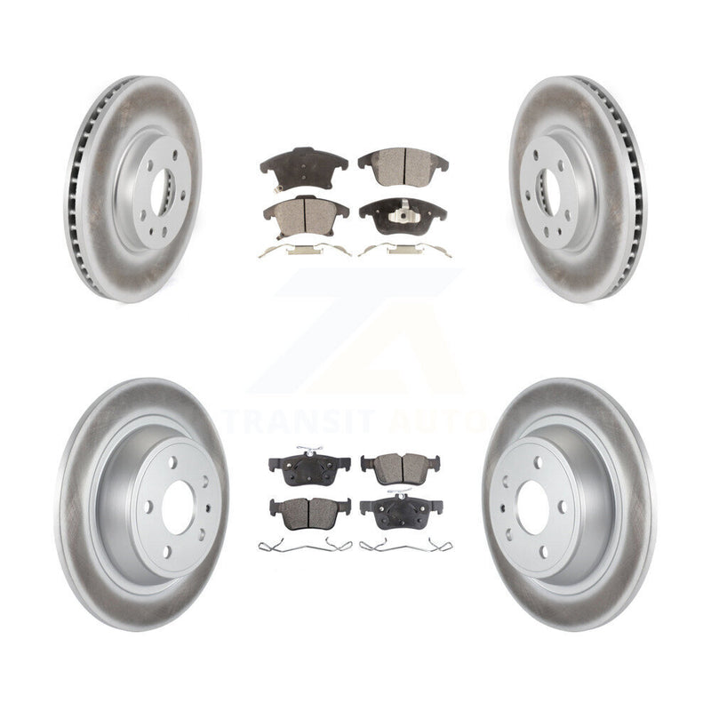 Transit Auto KGF-100681 Disc Brake Kit for 2013-2020 Ford Fusion, Lincoln MKZ - Front and Rear