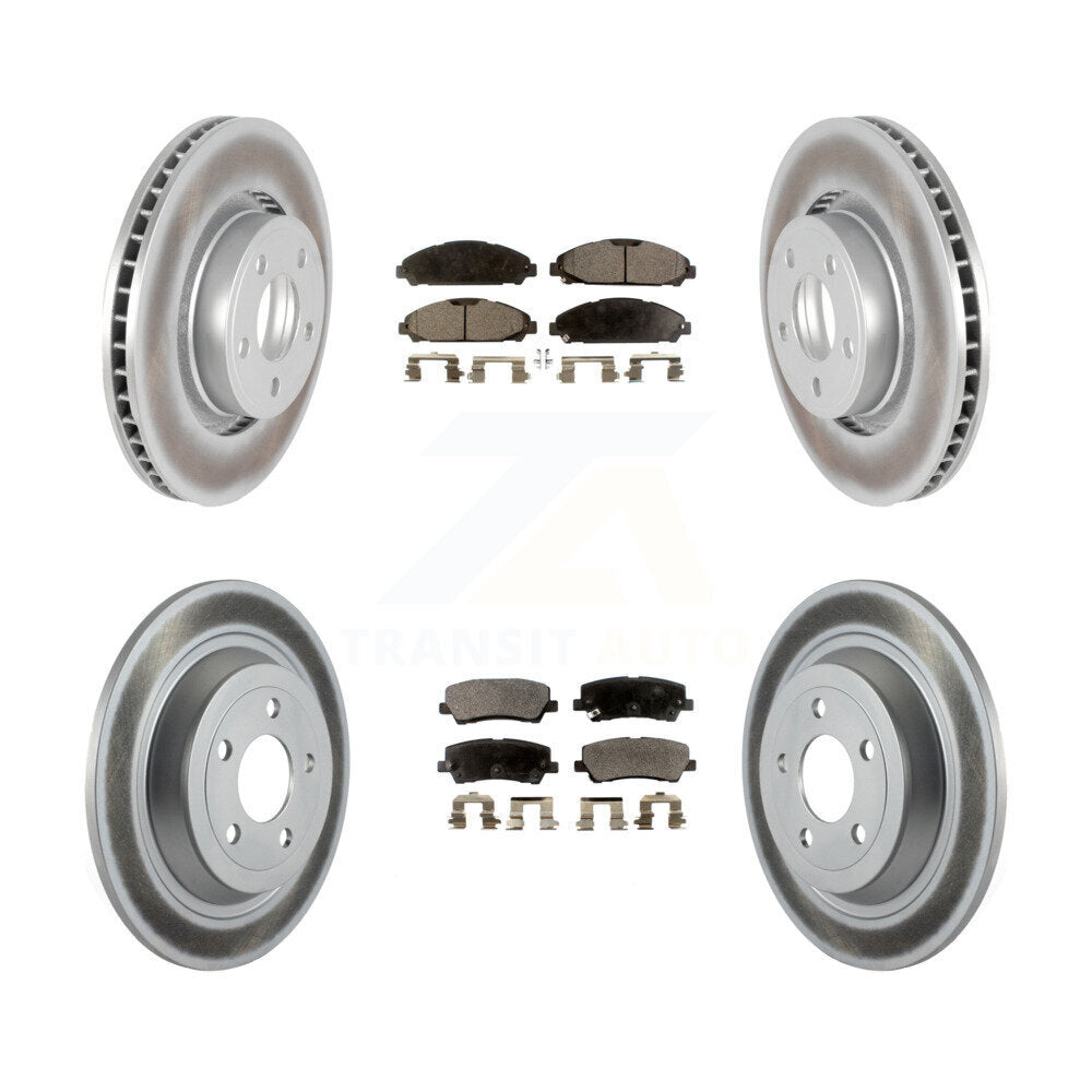 Transit Auto KGF-100687 Disc Brake Kit for 2015-2017 Ford Mustang - Front and Rear
