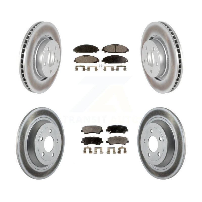 Transit Auto KGF-100687 Disc Brake Kit for 2015-2017 Ford Mustang - Front and Rear