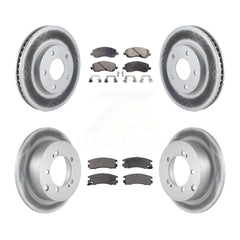 Transit Auto KGF-100696 Disc Brake Kit for 2001-2005 Mitsubishi Eclipse, Chrysler Sebring and More - Front and Rear