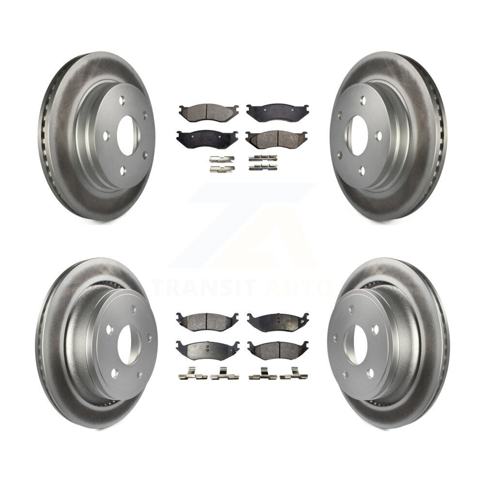 Transit Auto KGF-100706 Disc Brake Kit for 2002-2004 Dodge Ram 1500 - Front and Rear