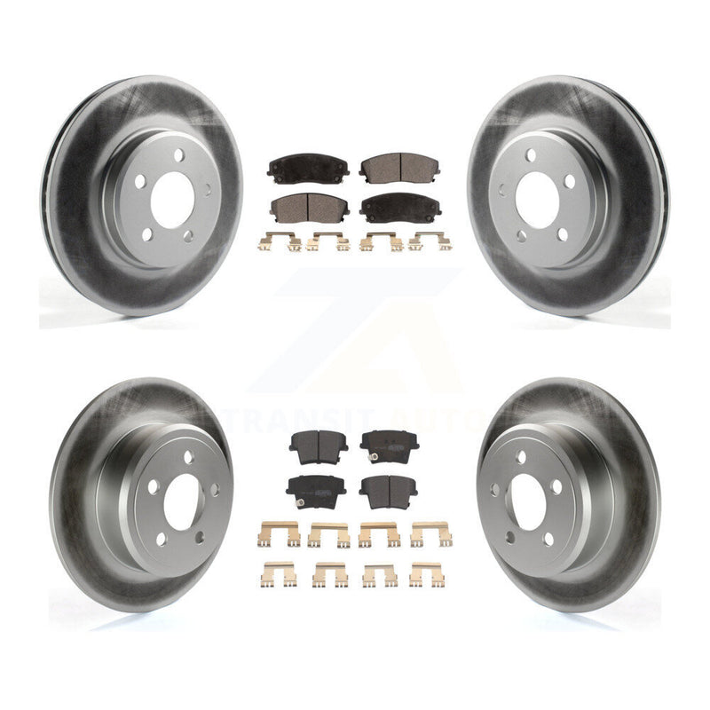 Transit Auto KGF-100711 Disc Brake Kit for 2005-2023 Dodge Charger, Dodge Challenger and More - Front and Rear