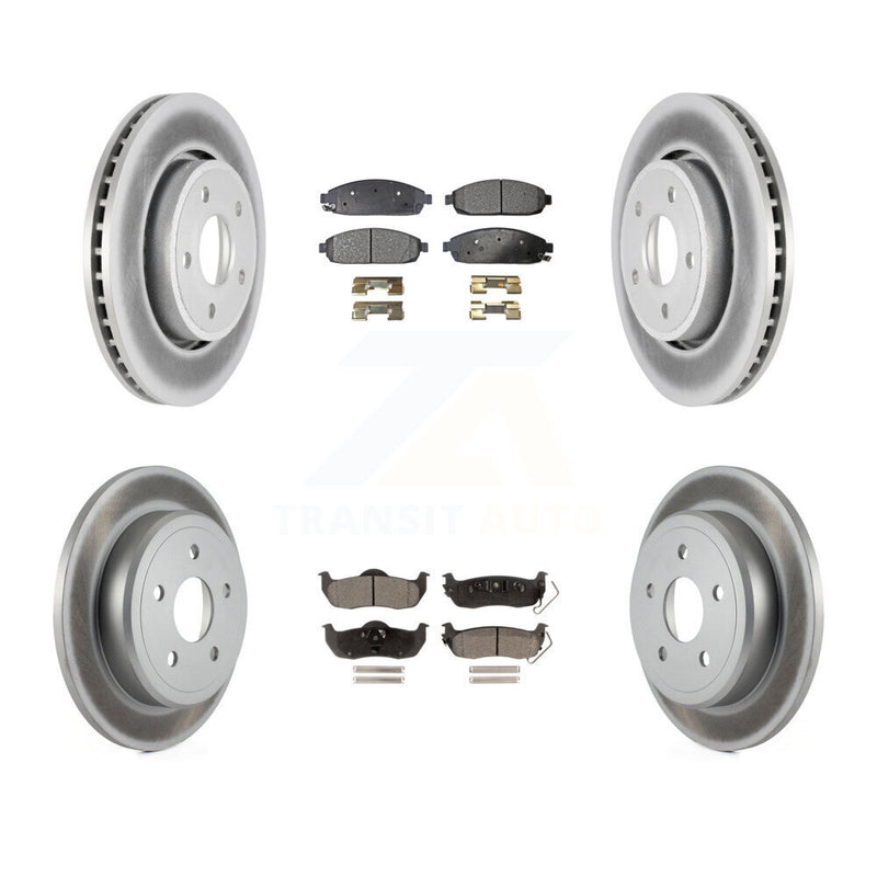 Transit Auto KGF-100716 Disc Brake Kit for 2005-2010 Jeep Grand Cherokee, Jeep Commander - Front and Rear