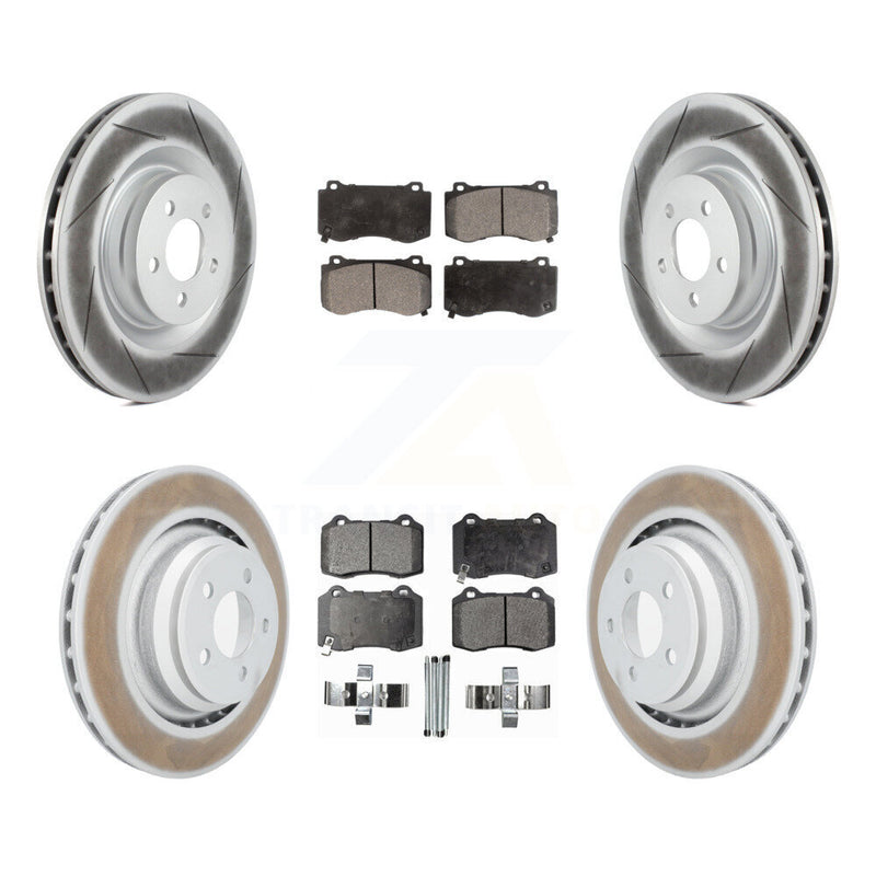 Transit Auto KGF-100717 Disc Brake Kit for 2005-2023 Dodge Challenger, Dodge Charger and More - Front and Rear