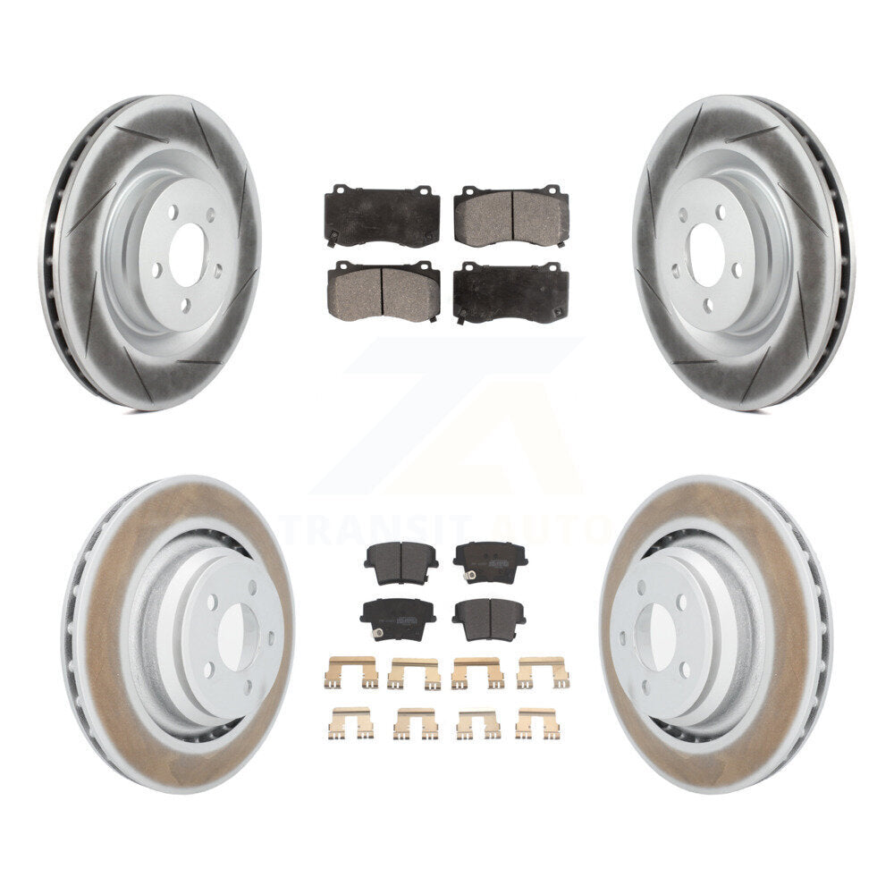 Transit Auto KGF-100718 Disc Brake Kit for 2015 Dodge Charger - Front and Rear