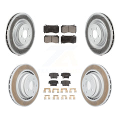 Transit Auto KGF-100718 Disc Brake Kit for 2015 Dodge Charger - Front and Rear