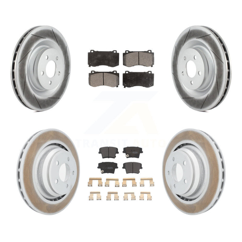 Transit Auto KGF-100718 Disc Brake Kit for 2015 Dodge Charger - Front and Rear