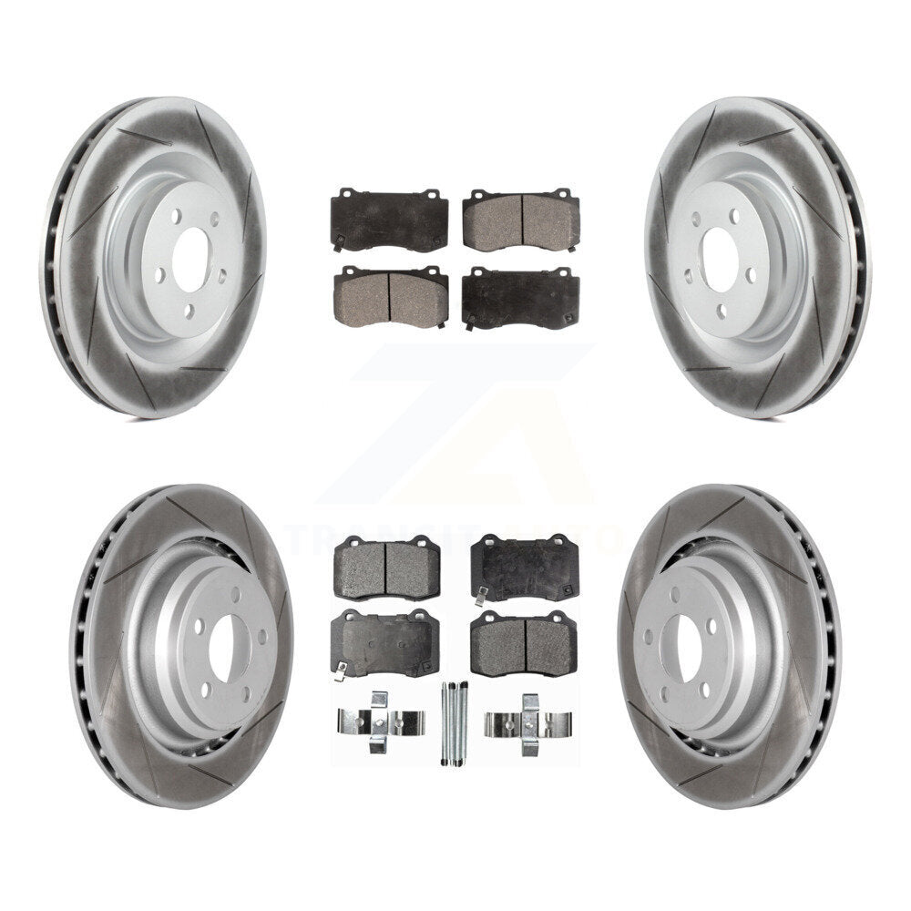 Transit Auto KGF-100719 Disc Brake Kit for 2005-2023 Dodge Challenger, Dodge Charger and More - Front and Rear