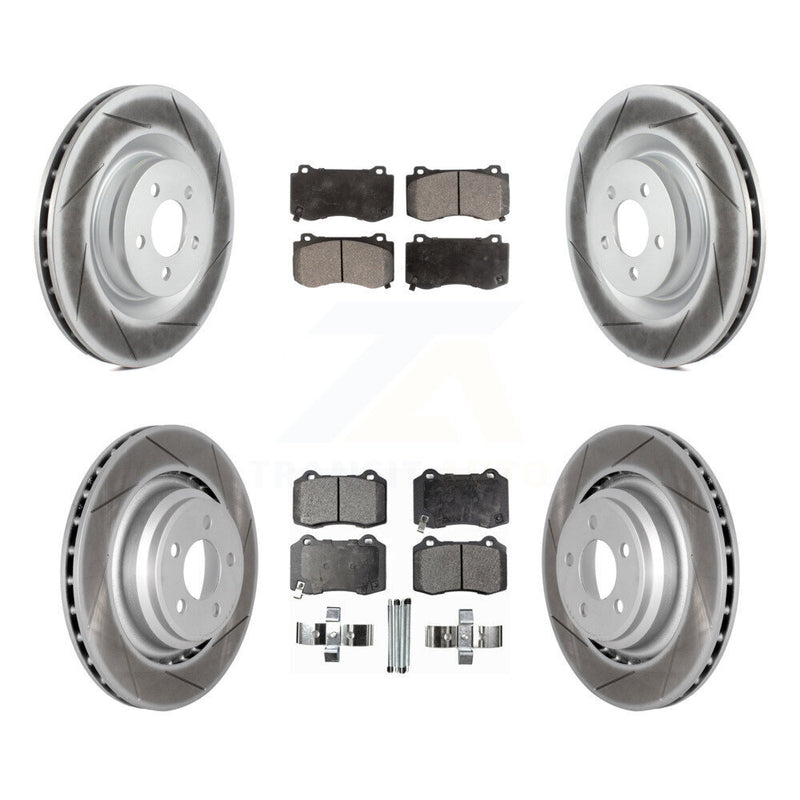 Transit Auto KGF-100719 Disc Brake Kit for 2005-2023 Dodge Challenger, Dodge Charger and More - Front and Rear