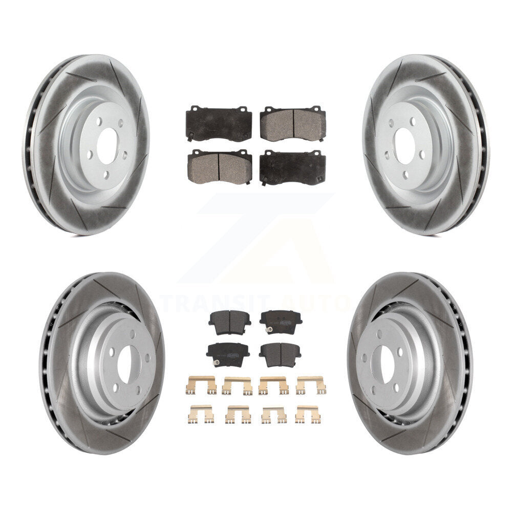 Transit Auto KGF-100720 Disc Brake Kit for 2015 Dodge Charger - Front and Rear