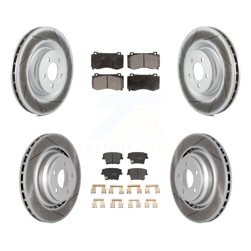 Transit Auto KGF-100720 Disc Brake Kit for 2015 Dodge Charger - Front and Rear