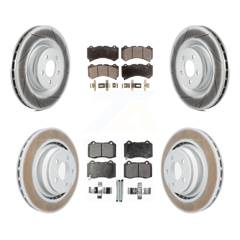 Transit Auto KGF-100721 Disc Brake Kit for 2015-2021 Dodge Charger, Dodge Challenger - Front and Rear