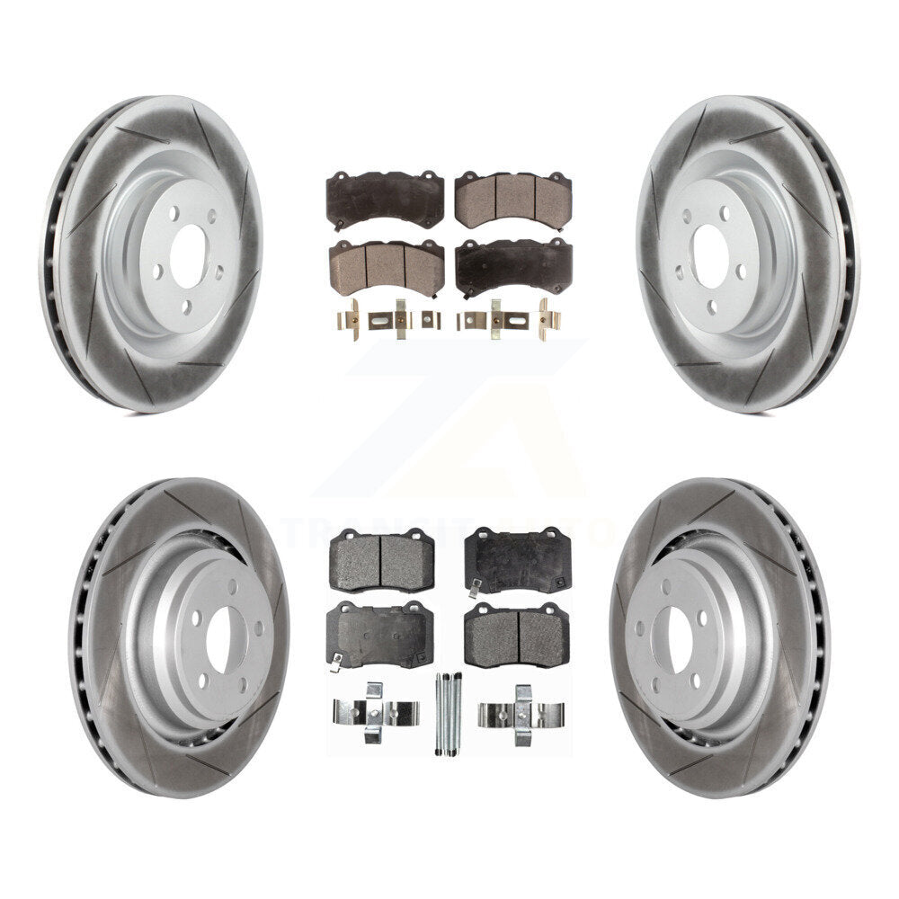 Transit Auto KGF-100722 Disc Brake Kit for 2015-2021 Dodge Charger, Dodge Challenger - Front and Rear