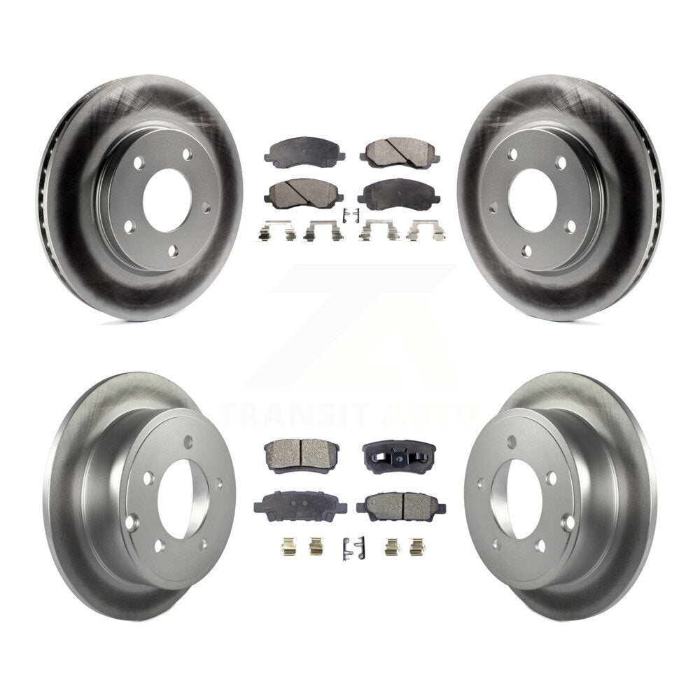 Transit Auto KGF-100723 Disc Brake Kit for 2007-2016 Mitsubishi Lancer, Dodge Caliber - Front and Rear