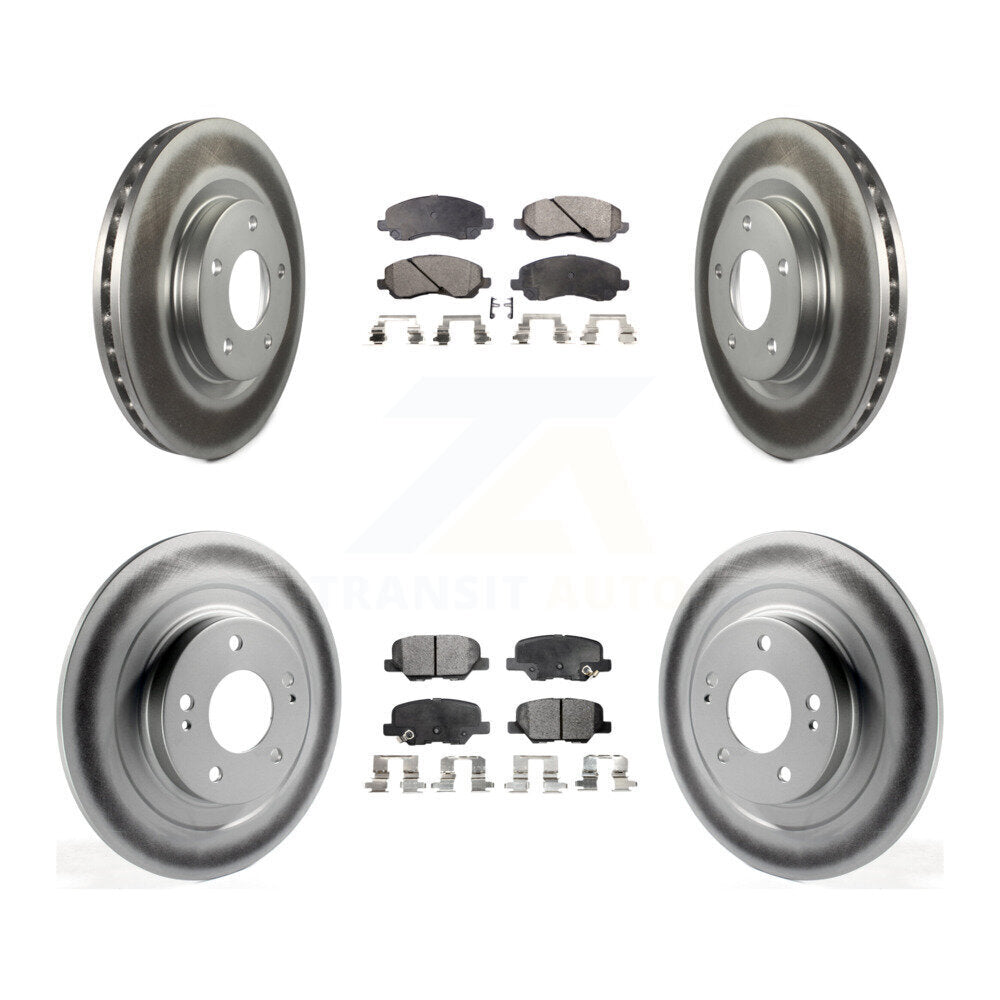 Transit Auto KGF-100729 Disc Brake Kit for 2013-2024 Mitsubishi Outlander, Mitsubishi Outlander Sport, Mitsubishi RVR - Front and Rear