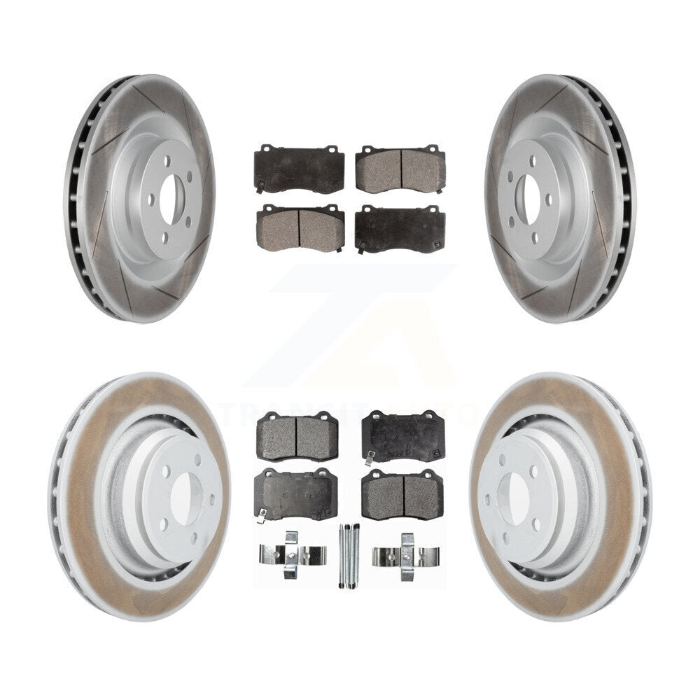 Transit Auto KGF-100734 Disc Brake Kit for 2005-2023 Dodge Challenger, Dodge Charger and More - Front and Rear