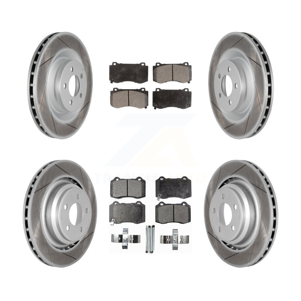 Transit Auto KGF-100736 Disc Brake Kit for 2005-2023 Dodge Challenger, Dodge Charger and More - Front and Rear