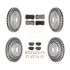 Transit Auto KGF-100737 Disc Brake Kit for 2015 Dodge Charger - Front and Rear