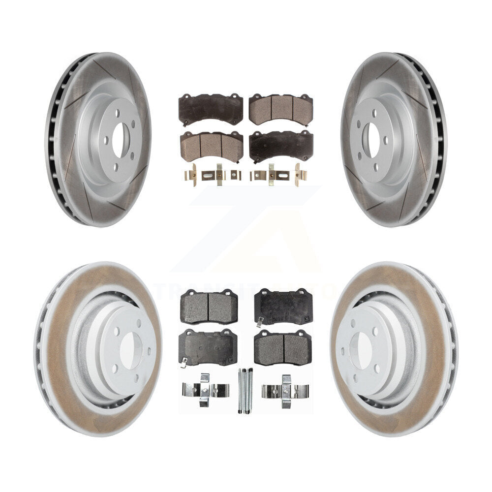Transit Auto KGF-100738 Disc Brake Kit for 2015-2021 Dodge Charger, Dodge Challenger - Front and Rear