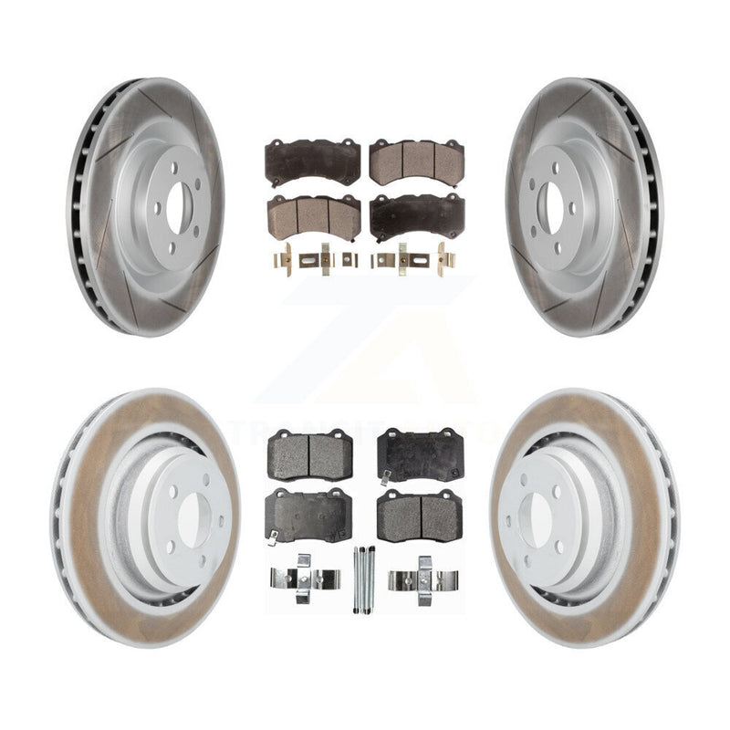 Transit Auto KGF-100738 Disc Brake Kit for 2015-2021 Dodge Charger, Dodge Challenger - Front and Rear